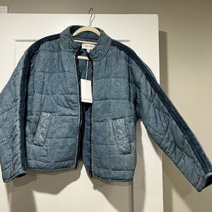 Dear John - Blue Quilted Jacket